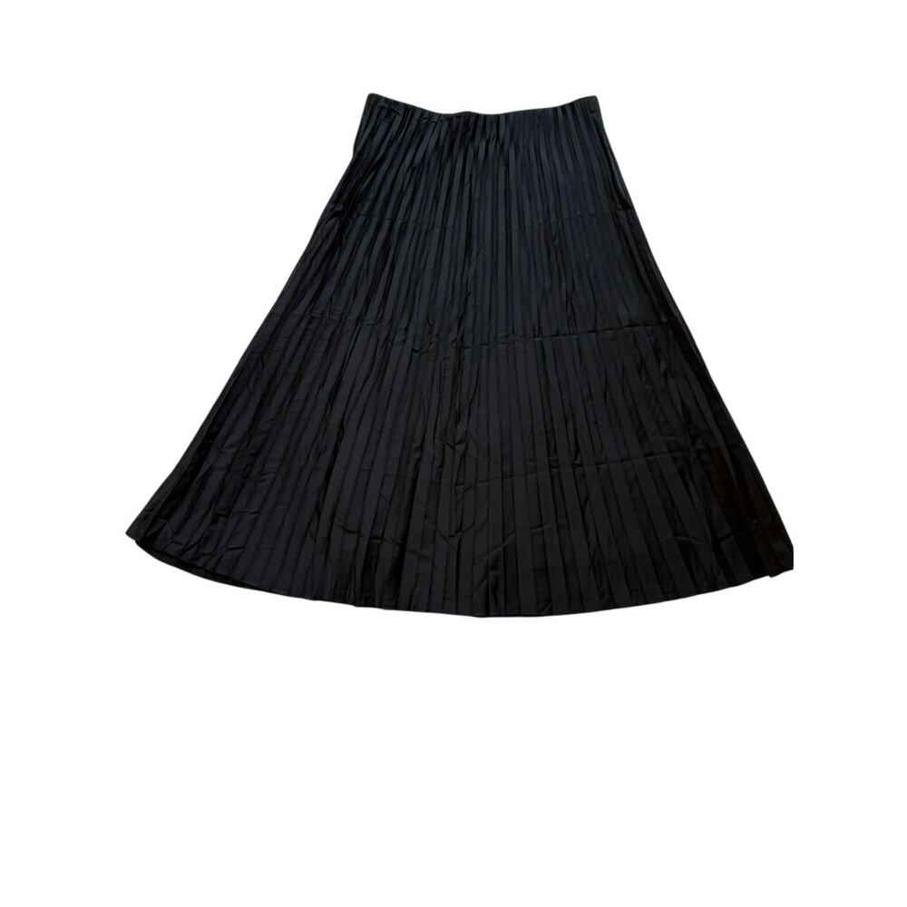 J. Crew Black Pleated Skirt - Size M